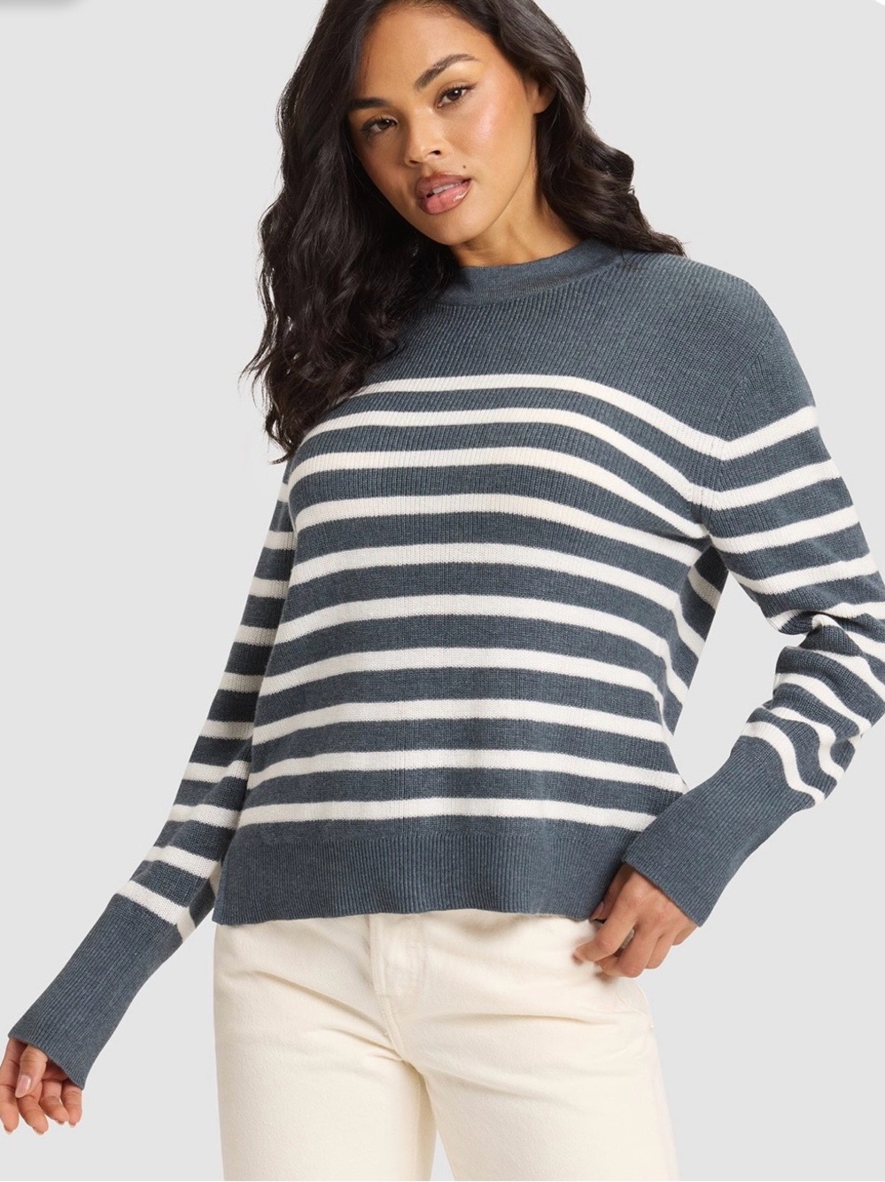 Cozy Earth Rowan Striped Crewneck Sweater